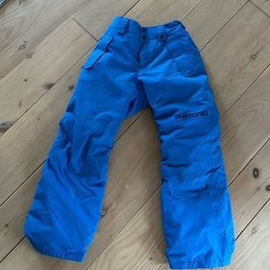 Burton blue dry ride ski snowboard winter pants youth medium unisex